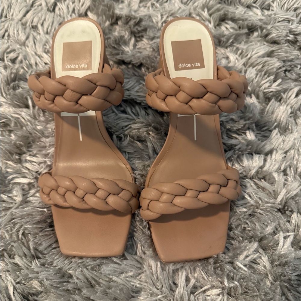 Dolce Vita Nude Paily Braided Sandals